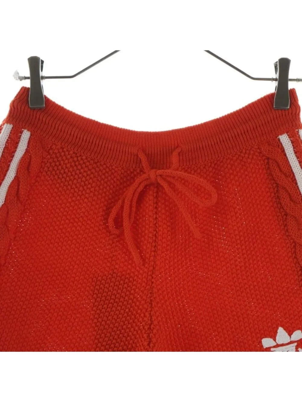 Gucci Adidas Knit Shorts Logo Orange
